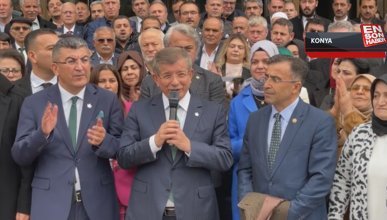 Ahmet Davutoğlu, Konya'da seçim çalışmalarını başlattı