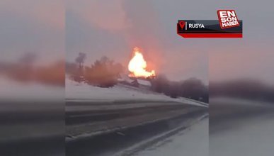 Rusya'da doğalgaz boru hattında patlama