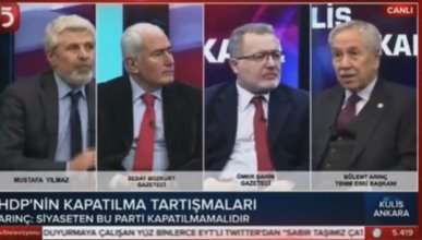 Bülent Arınç, HDP'nin kapatılma davasını yorumladı