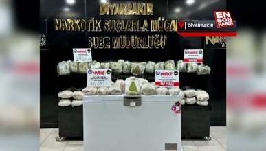 Diyarbakır’da, kargo şirketine uyuşturucu operasyonu