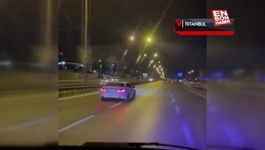 Maltepe'de ambulansa yol vermeyen sürücü kamerada