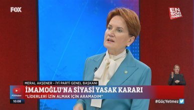 Meral Akşener: Kendi seçtirdiğim belediye başkanı için kimden izin alacağım