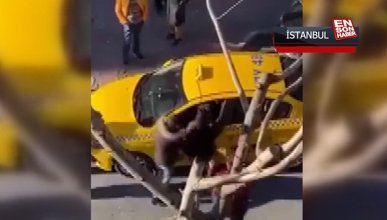 Fatih'te taksiciye hastaneye götürmedin saldırısı
