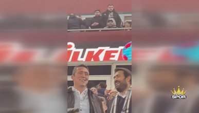 Ali Koç'un Trabzonspor kutlamalarındaki keyifli halleri