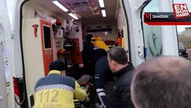 Samsun'da motosikletin çarptığı öğrenci yaralandı