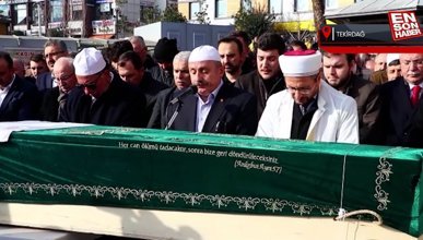 TBMM Başkanı Mustafa Şentop, Tekirdağ'da cenaze törenine katıldı