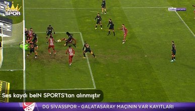 DG Sivasspor x Galatasaray karşılaşması VAR kayıtları