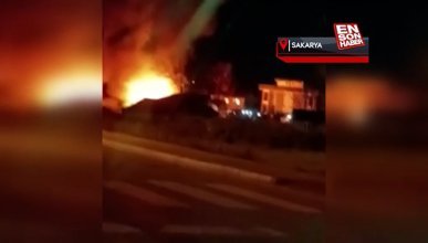 Sakarya'da boş barakada yangın çıktı