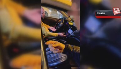Beşiktaş'ta turistlerden fazla para isteyen taksici polisten kaçtı