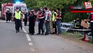 Kocaeli'de gerçekleşen kazada bir aile hayatını kaybetti