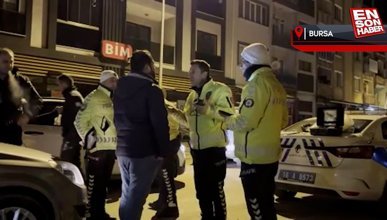 Bursa'da alkollü sürücüden polislere: Yarın Umre'ye gideceğim