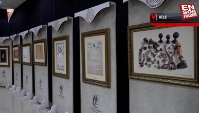 Kuyud-ı Kadime Arşivi'nde Osmanlı Kültür Mirası ve Rize sergisi açıldı