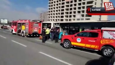 Kayseri’de 2 halk otobüsü çarpıştı: Çok sayıda yaralı var