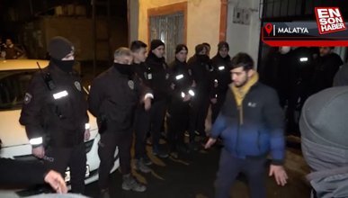 Malatya'da bir evde 35 göçmen yakalandı