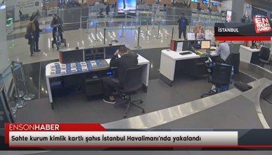 Aranan dolandırıcı İstanbul Havalimanı'nda yolcu alırken yakalandı