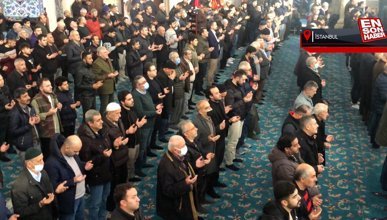 İstanbul'da cuma namazında 'yağmur duası' edildi