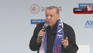 Cumhurbaşkanı Erdoğan'dan muhalefete metro tepkisi