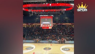 Galatasaray'ın basket maçında 