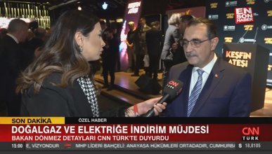 Enerji Bakanı Fatih Dönmez açıkladı: Elektrik ve doğalgazda indirim müjdesi