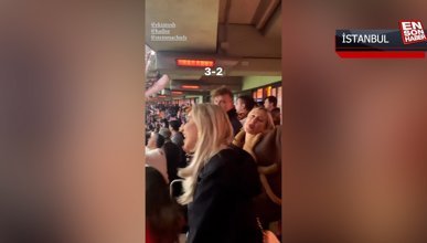 Hadise, Galatasaray maçına gitti