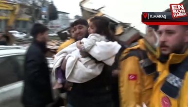 Kahramanmaraş'ta 5 yaşındaki çocuk, depremden 7 saat sonra canlı olarak kurtarıldı