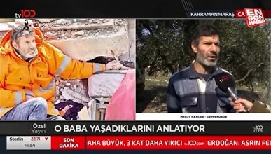 Enkaz altında ölen kızının elini bırakmayan baba olay anını anlattı