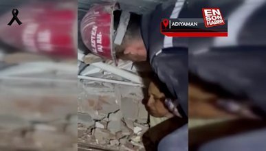Amasyalı madenci elleriyle kazdığı enkazdaki kadının yüzünü böyle yıkadı