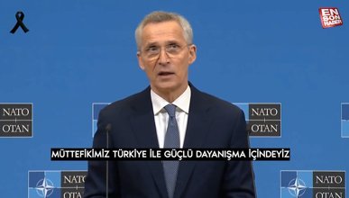 NATO Genel Sekreteri Stoltenberg: Türkiye'yle güçlü dayanışma içindeyiz