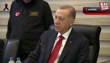 Cumhurbaşkanı Erdoğan AFAD Koordinasyon Merkezi çalışanlarına hitap etti