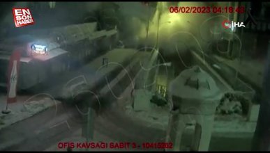 Malatya'dan deprem anına ilişkin yeni görüntüler