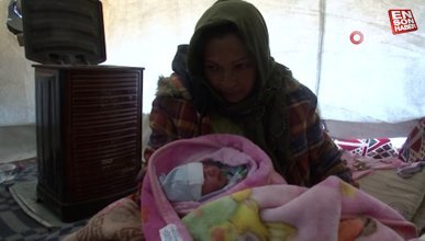 Adıyaman'da depremzede kadın sahra hastanesinde doğum yaptı
