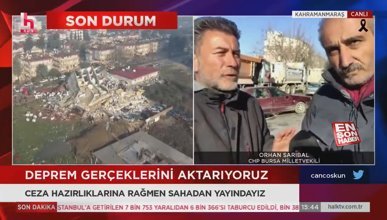Kahramanmaraş'ta CHP'li vekil ve HALK TV'nin asılsız iddiaları canlı yayında çürütüldü