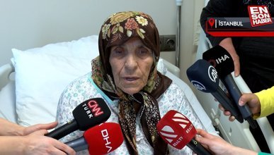 Adıyaman'da depreme hastanede yakalanan yaşlı kadın o anları anlattı