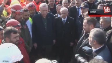 Cumhurbaşkanı Erdoğan ve Devlet Bahçeli'den Hatay'a ziyaret