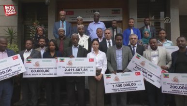 Etiyopya'da depremzedeler için 3,5 milyon lira toplandı