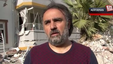 Depremde alt katı çöken binaya girip anne ve ablasını kurtardı