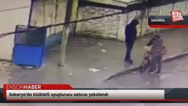 Sakarya'da bisikletli uyuşturucu satıcısı yakalandı