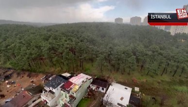 İstanbul'da sağanak ve fırtına ulaşımda aksamalara neden oldu