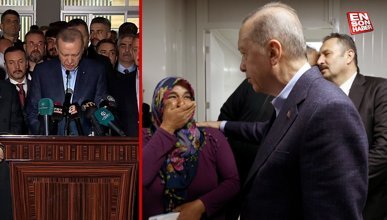Cumhurbaşkanı Erdoğan, Hatay Defne Sahra Hastanesi'ni ziyaret etti