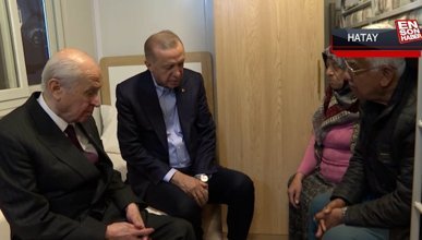 Cumhurbaşkanı Erdoğan, Katar-Türkiye Kardeşlik Konteyner Kenti'nde incelemelerde bulundu