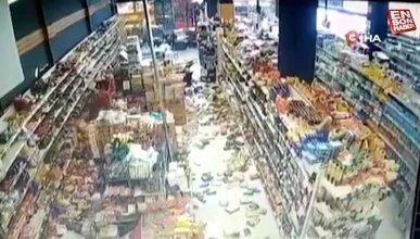 Malatya'da depremin şiddetini gösteren yeni görüntü ortaya çıktı