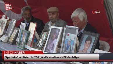 Diyarbakır'da aileler bin 288 gündür evlatlarını HDP'den istiyor