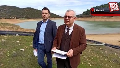 Edirne'deki Kadıköy Barajı'nda doluluk yüzde 10'a düştü: Keşan'ın 2,5 aylık suyu kaldı