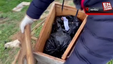 Denizli'de arı kovanı ve sazlıklara gizlenen 11 kilo 200 gram esrar bulundu