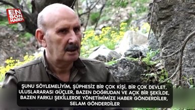PKK'lı terörist Sabri Ok'tan itiraf: Uluslararası güçler bize selam gönderdi