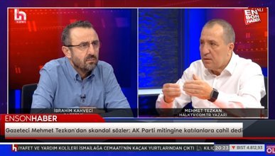 Gazeteci Mehmet Tezkan'dan skandal sözler: AK Parti mitingine katılanlara cahil dedi