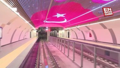 Cumhurbaşkanı Erdoğan, Başakşehir-Kayaşehir metro hattının ilk sürüşünü gerçekleştirdi