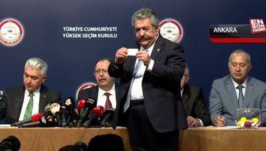 İttifakların ve partilerin oy pusulasındaki yerleri belli oldu