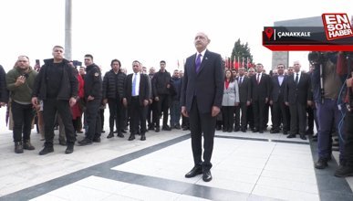 Kılıçdaroğlu'ndan Çanakkale Şehitler Abidesi’ne ziyaret