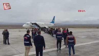 Iğdır’da 138 Afgan göçmen uçakla ülkelerine geri gönderildi